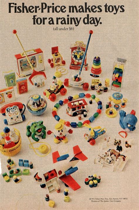 fisher price toy ad    vintage fisher