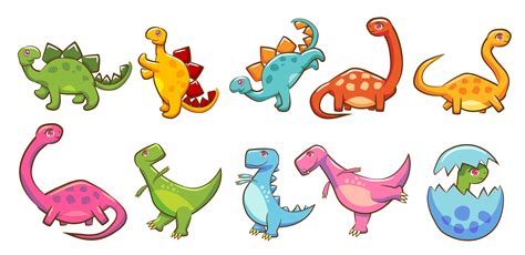 dino vector art icons  graphics