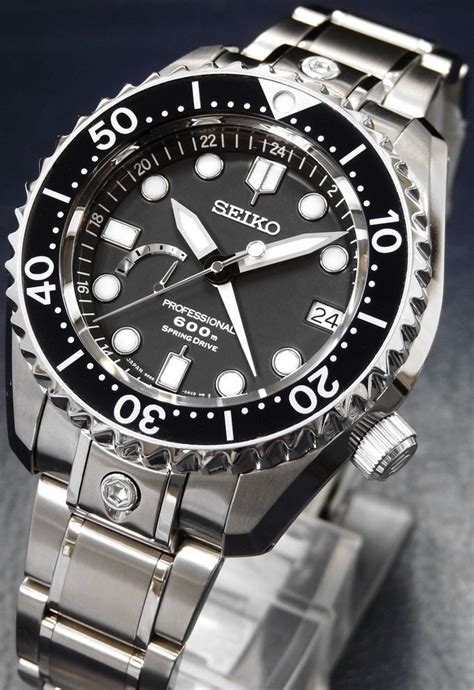 jaime les montres la montre du jour seiko marinemaster professional  diver spring drive