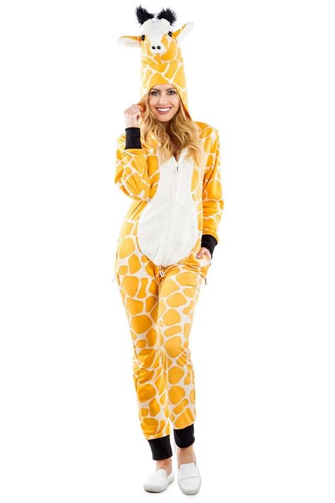 Womens Giraffe Costume Best Onesies For Adults To Wear On Halloween