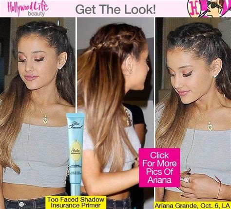 ariana grande s half up braided hairstyle and pretty eye makeup hair styles concert hairstyles