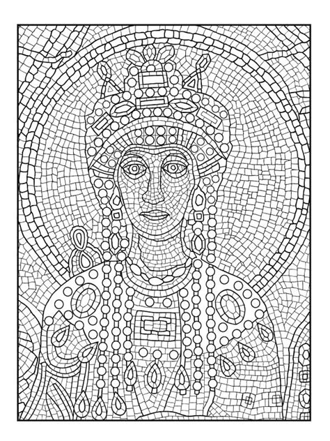 islamic ornament mosaic coloring page  printable coloring pages