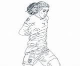 Cavani Edinson Pages Coloringpagesonly Coloring sketch template