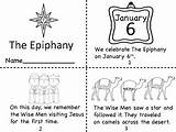 Epiphany Coloring Pages Book Mini Activities Printables Grade Subject sketch template
