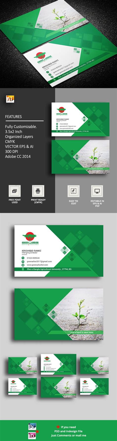 agricultural business card business card template psd business cards