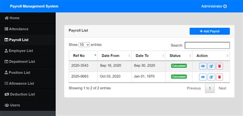 Payroll Management System In Php Mysql With Source Code