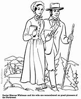 Coloring Pages History American Whitman Marcus People Kids Printing Help sketch template