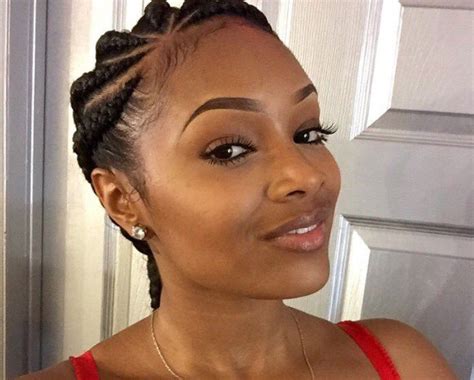 Get The Latest Ghana Braids Hairstyles Pictures