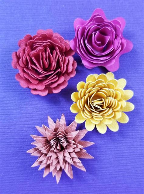 paper flowers  cricut moms  crafters