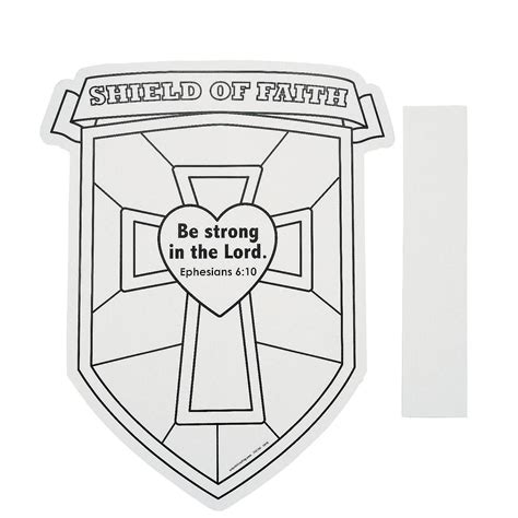 shield  faith coloring page