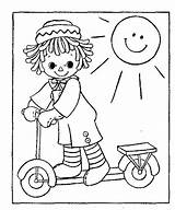 Raggedy Ann Coloring Pages Getcolorings Printable sketch template