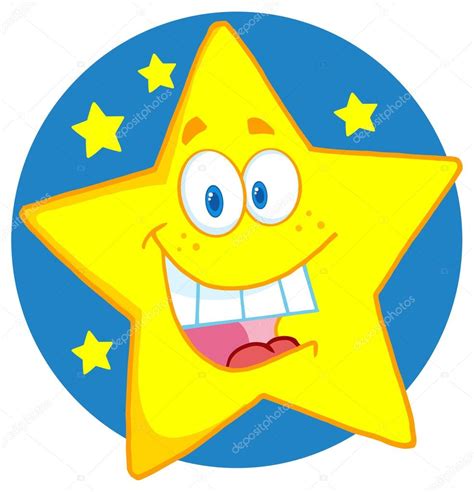 star cartoon mascot character stock vector image  chittoon