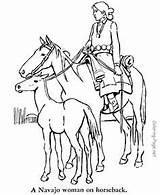 Navajo Caballos Heste Colorear Tegninger Designlooter Marcados Están Pertenecen Sparet Tjent Ausmalen Også Læs Pferd sketch template