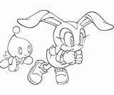 Coloring Sonic Cream Pages Rabbit Generations Play Chao Surfing Print Printable Rabbits Template Library Clipart sketch template