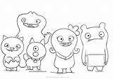 Ugly Dolls Coloring Pages Uglydolls Kids Doll Drawing Printable Dog Bestcoloringpagesforkids Bat sketch template