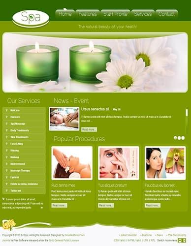 sj spa   smartaddons  template   website spa  salon