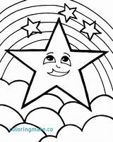 Coloring Pages Star North Getcolorings Shooting Color Stars sketch template