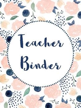 teacher binder printable   class nation tpt