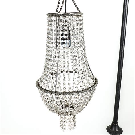 vintage floor lamp  hanging crystal chandelier ebth
