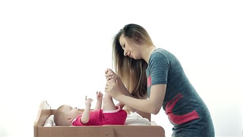 pretty young mother  massage stock footage video  royalty   shutterstock