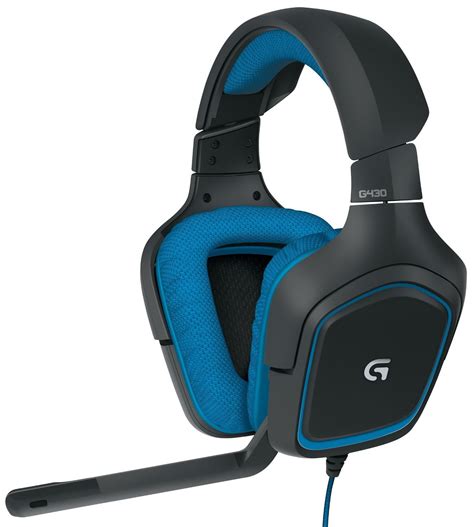 gaming headset mic logitech  pc laptop home wired gaming headset blue walmartcom