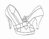 Coloring Slippers Color sketch template