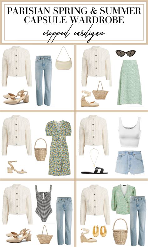 how to create a french capsule wardrobe for spring and summer chic