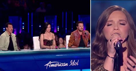 Watch American Idol Judge Applauds Contestant After She Boldly