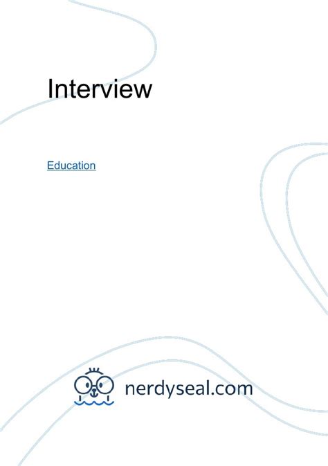 interview  words nerdyseal