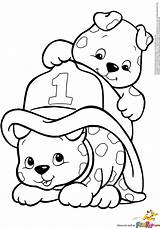 Coloring Puppy Pages sketch template