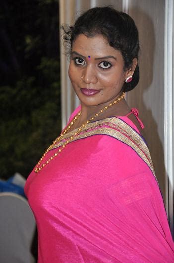 Tamil Actress Mallika Hot In Red Saree 5 Connecting Kerala