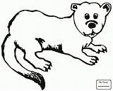 Otter Outline Drawing Kids Getdrawings sketch template