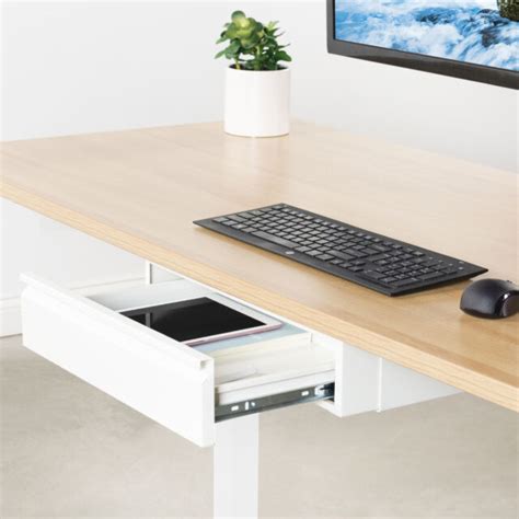 vivo white   office mounted sliding  desk pull  drawer