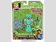 Minecraft Diamond Steve Action Figure: Toys & Games