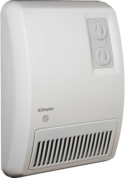 dimplex ef  volt  watt electric wall mounted bathroom heater wall mounted fan