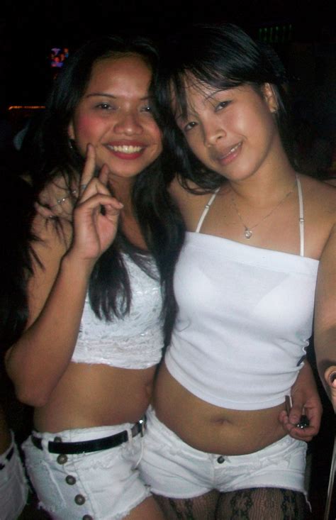 two sexy subic bay girl in barrio barretto philippines