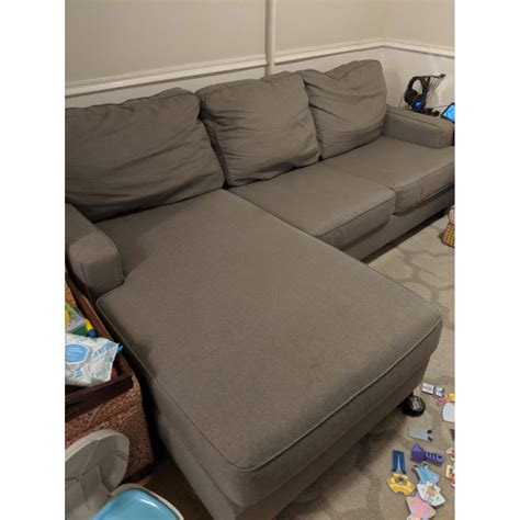 ashley hodan gray chaise sectional sofa aptdeco