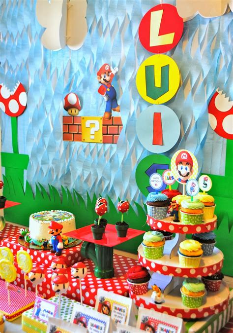 Karos Fun Land Super Mario Fifth Birthday Party