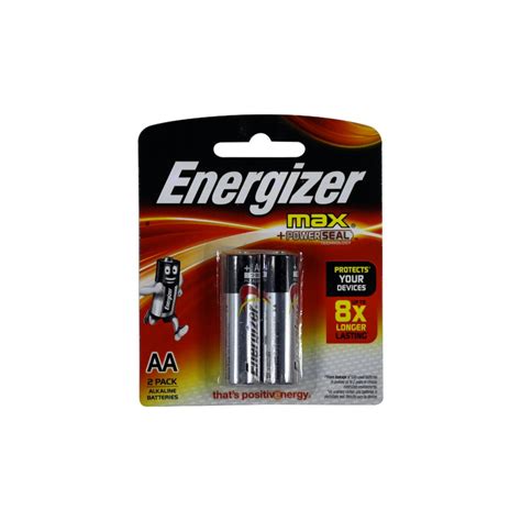 Energizer Max Aa Alkaline Battery 2 Pieces Shopee Philippines
