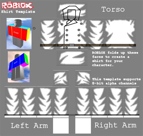 Roblox Shirt Shading Template Free Roblox Codes For