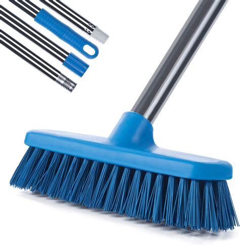amazoncom meibei floor scrub brush  adjustable long handle