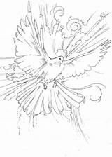 Holy Spirit Coloring Pages Drawing Dove Confirmation Pentecost Getdrawings sketch template