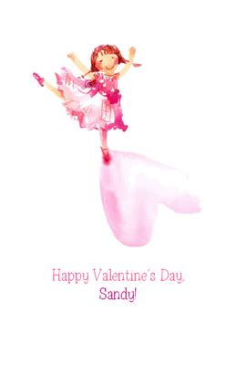sweet granddaughter valentines day printable card blue mountain