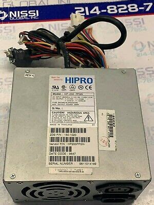 hipro hp ppgn  watt power supply ebay