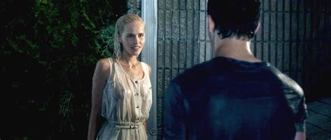 isabel lucas wet nipples in see through dress in sex scene from