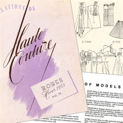 del catalogo de moda de los anos  creations de haute couture