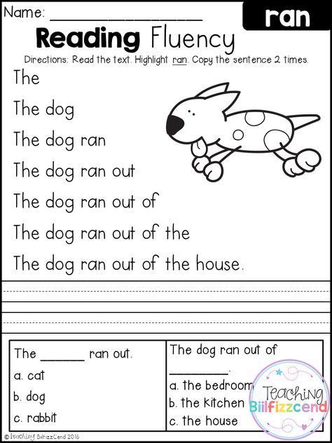 reading activities  kindergarten printable makeflowchartcom