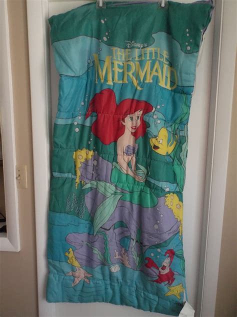 Little Mermaid Sleeping Bag Vintage 90s Disney Toys