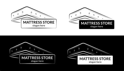 mattress logo images browse  stock  vectors  video