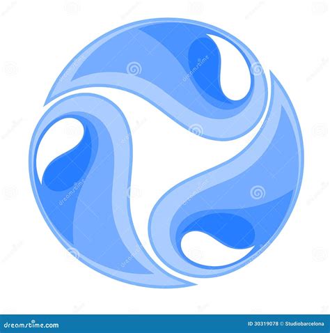 water symbol royalty  stock  image